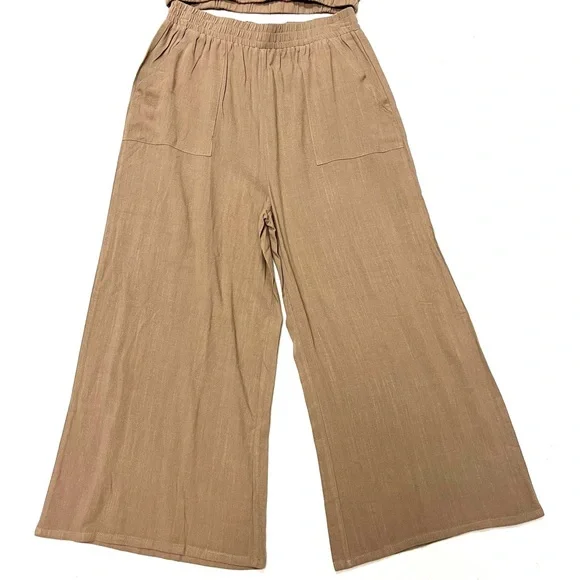 Linin blend Women's Beige set - Picture 4 of 11